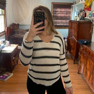 Sweater with hoodie